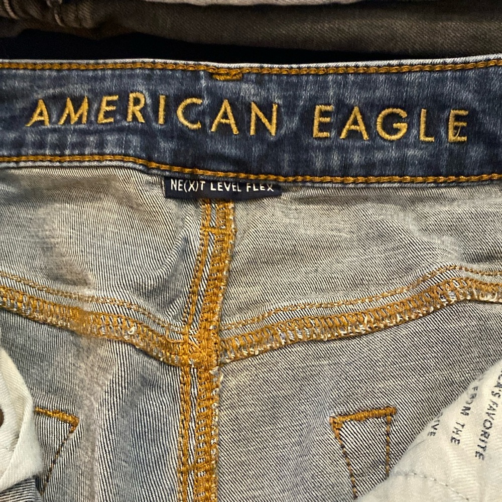 American eagle outfitters Mens 30x32 Next level flex Original bootcut jeans dark